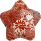 Coral Jade Star 16.5mm