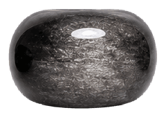 Silver Sheen Obsidian Rondelle 13.6mm