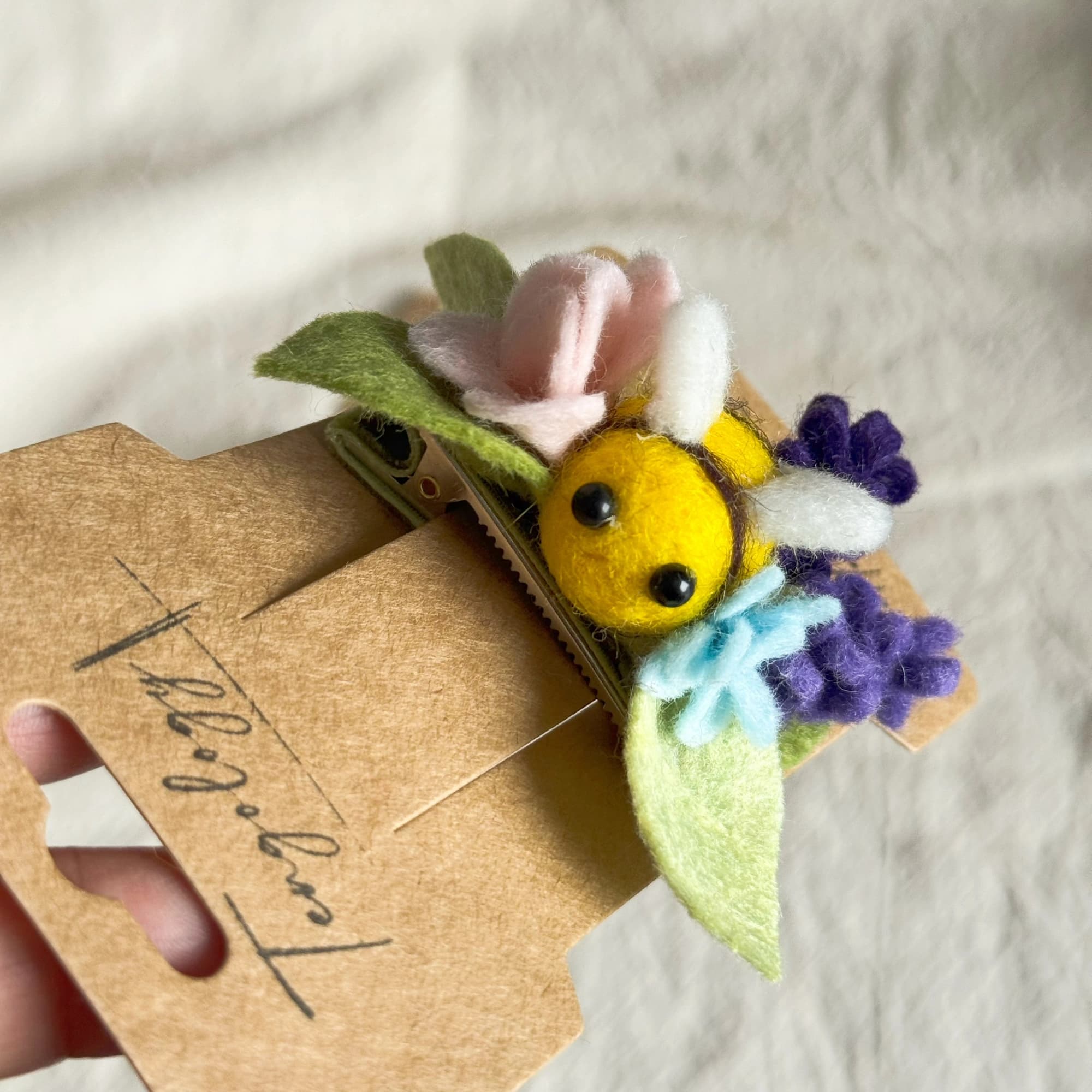 Bee Garden Hair Clip — product detail