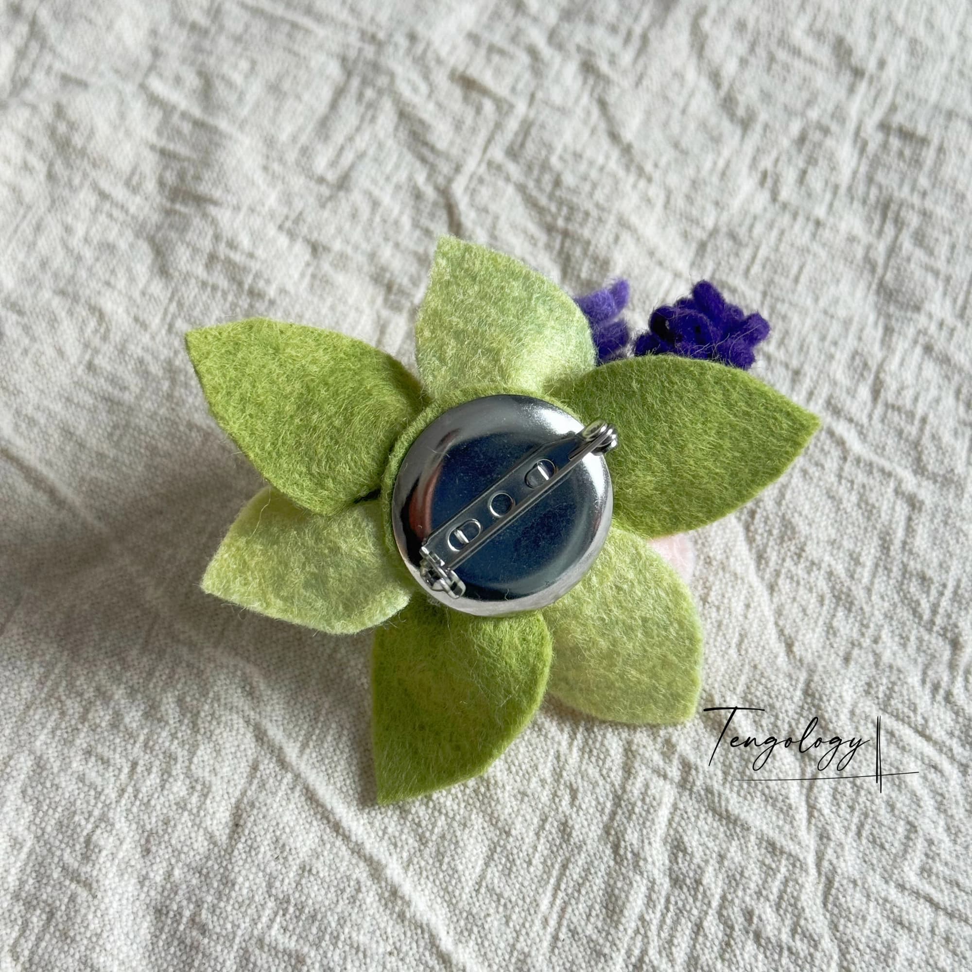 Bee Garden Brooch — brooch pin back