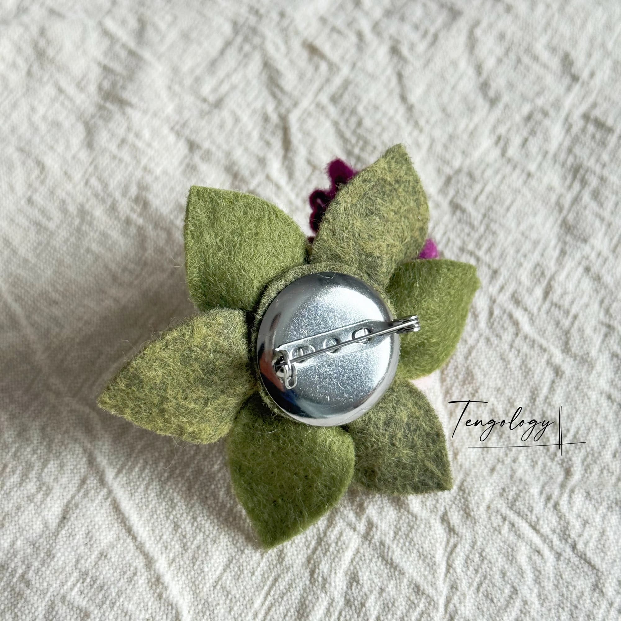 Bee Garden Brooch — brooch pin back
