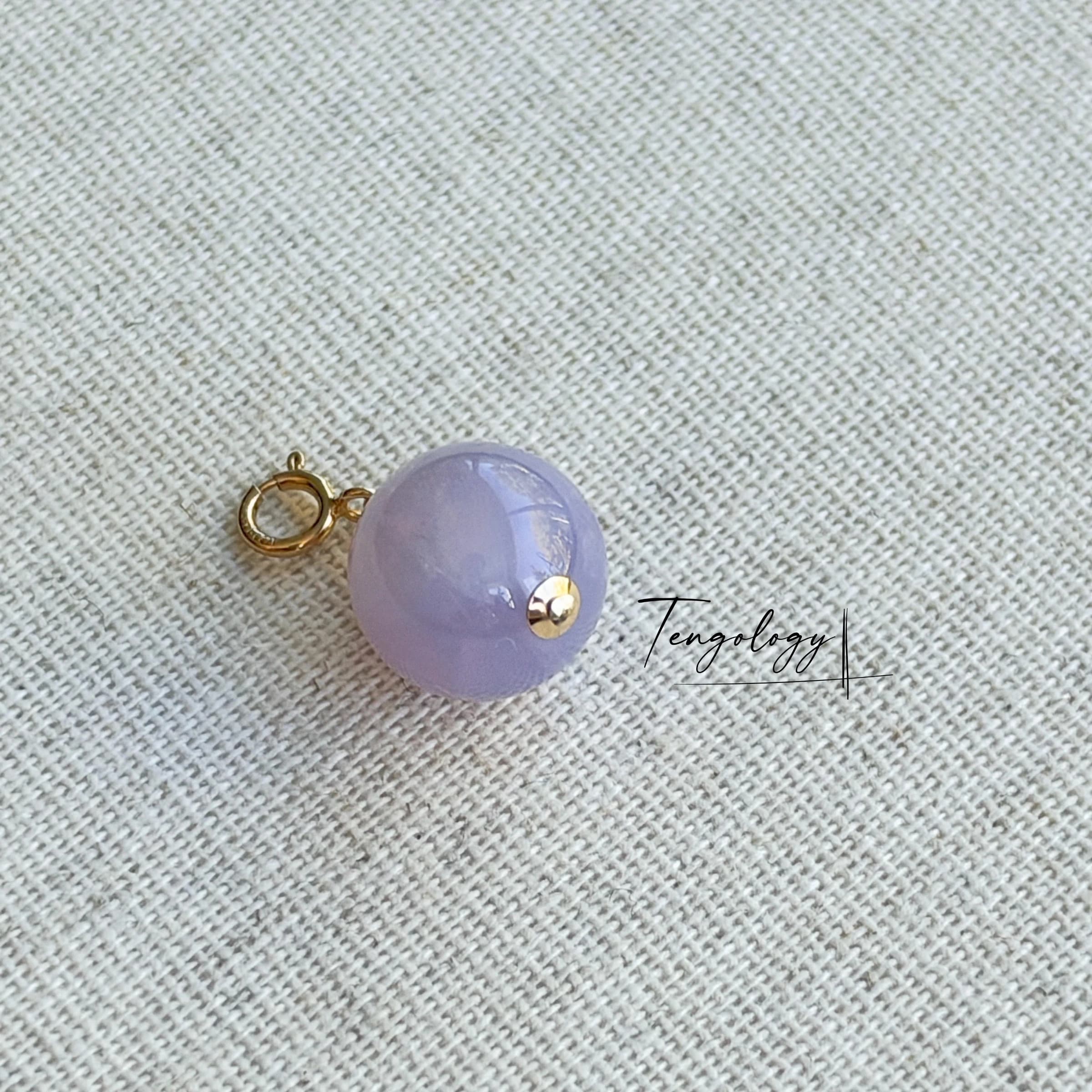 Planet — Lavender Quartz crystal charm