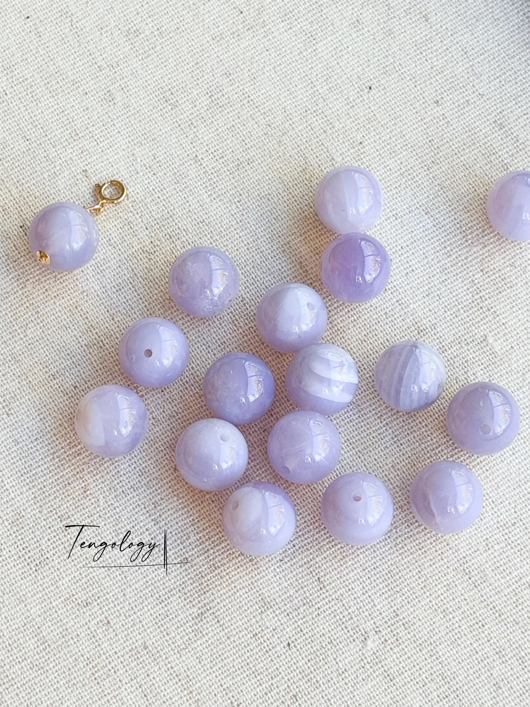 Planet — Lavender Quartz crystal charm