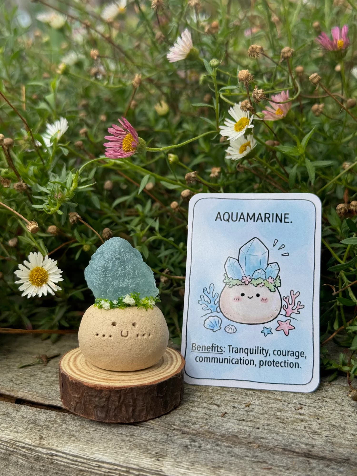 Mini Aquamarine Crysprout