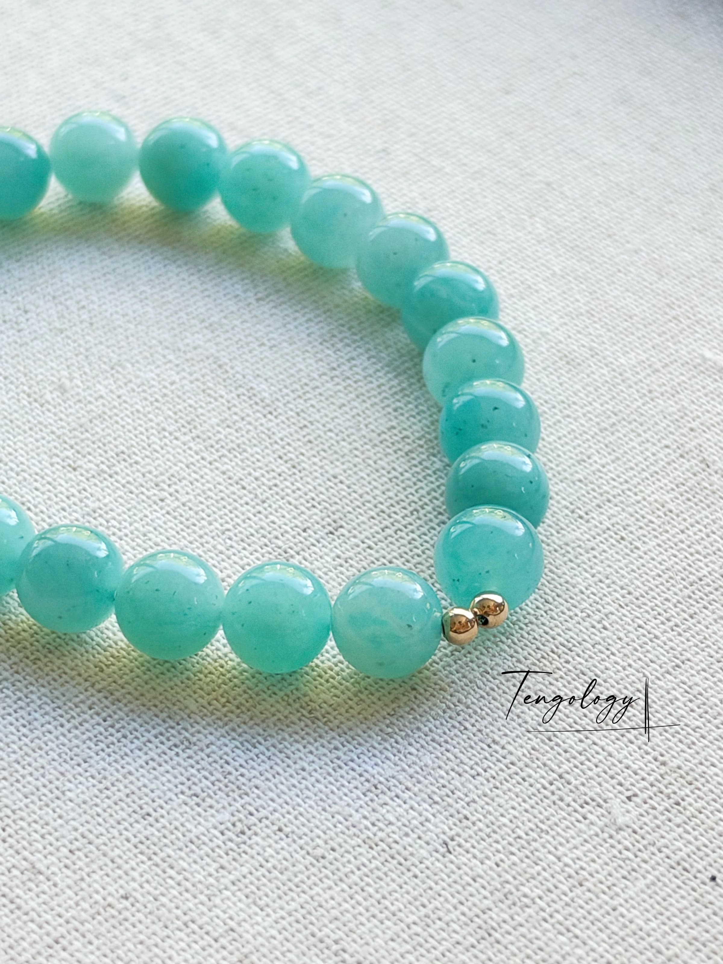 Orbit — Amazonite crystal bracelet