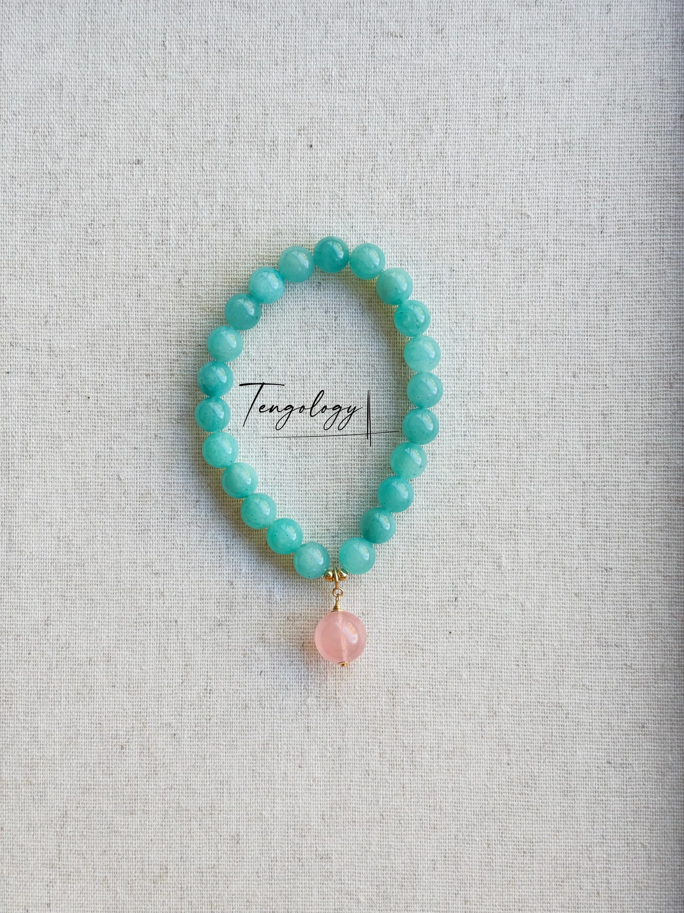 Pair with intention — Orbit — Amazonite pairing example. Bracelets and charms sold separately.