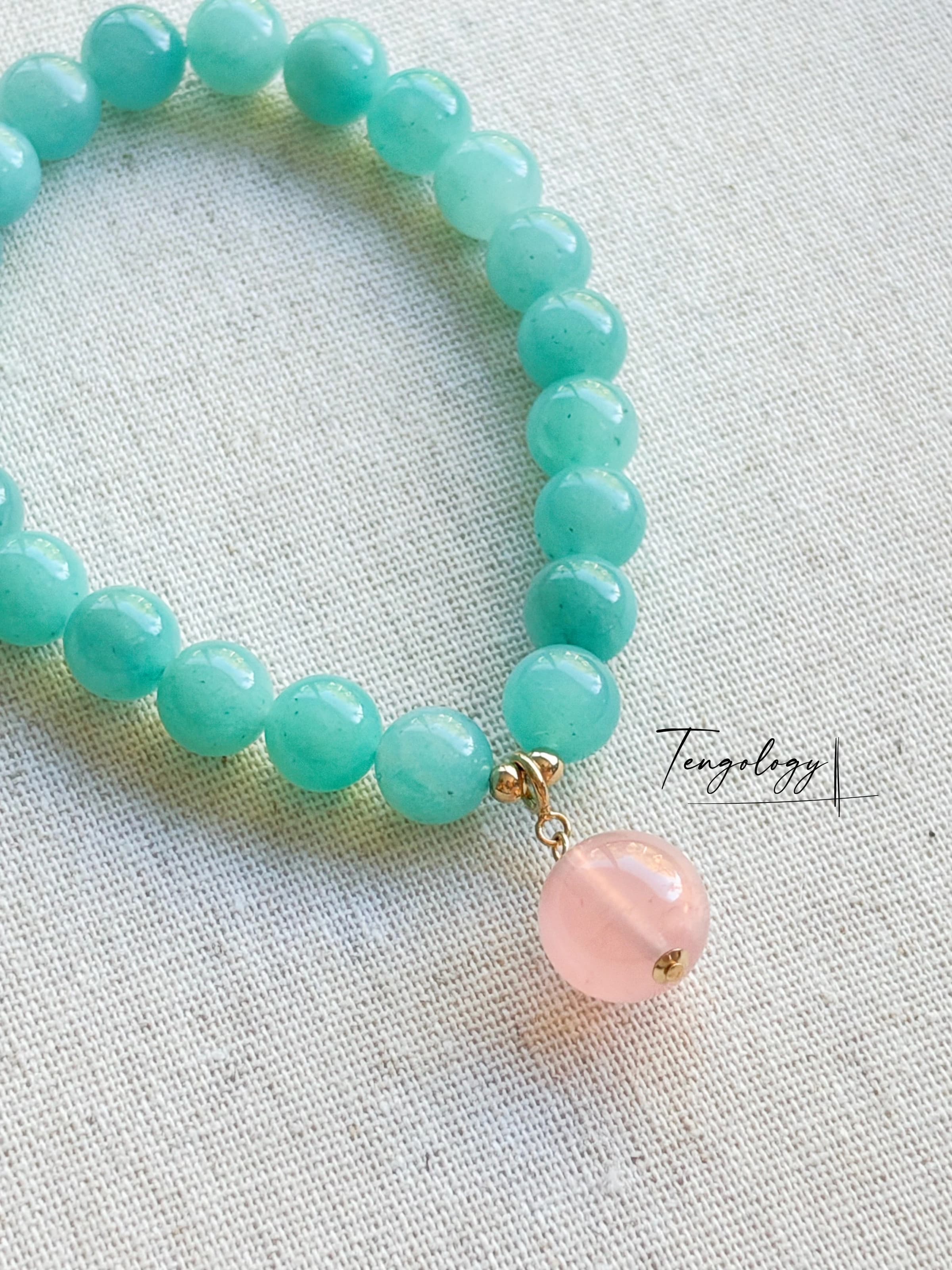 Pair with intention — Orbit — Amazonite pairing example. Bracelets and charms sold separately.