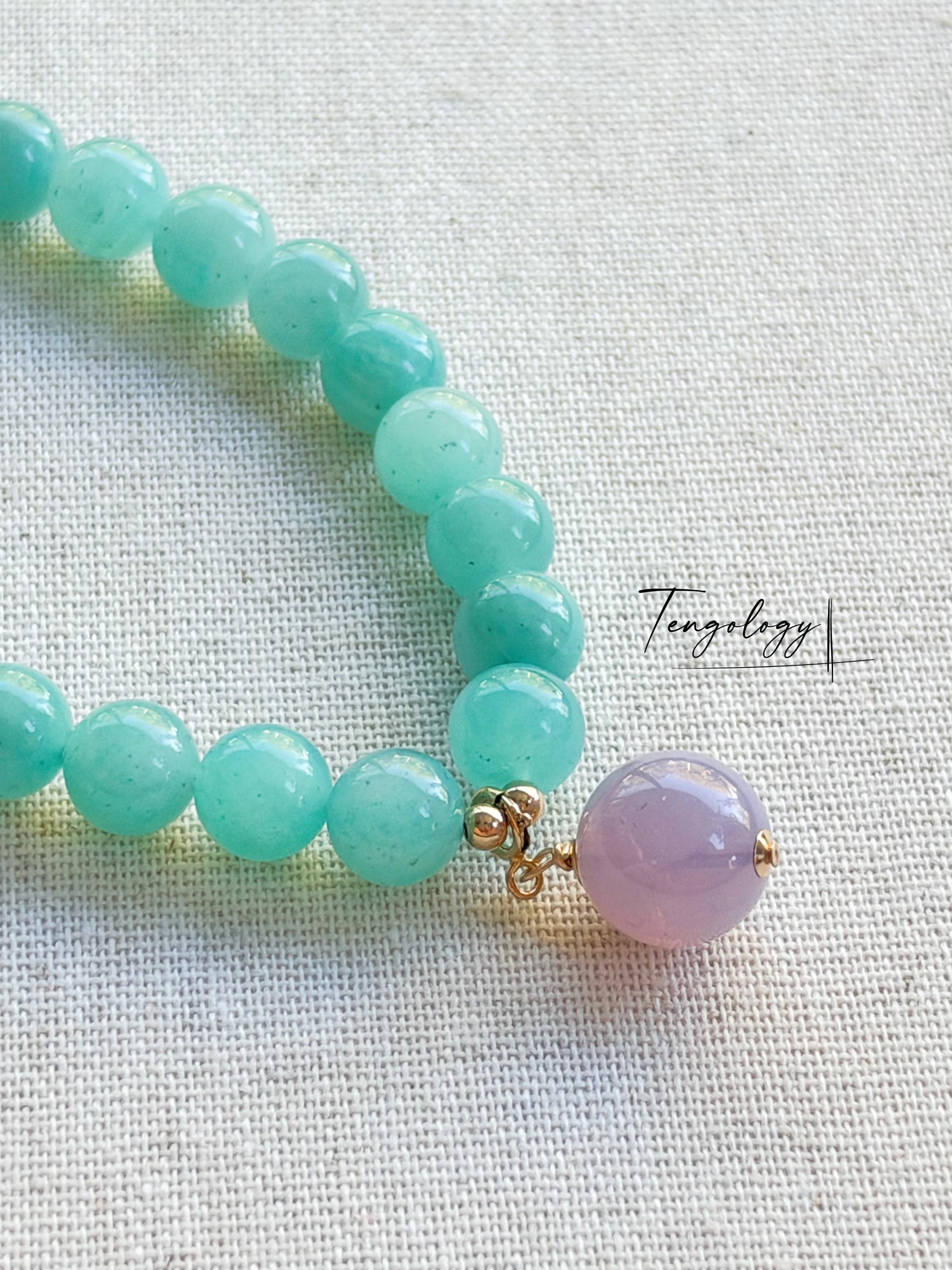 Pair with intention — Orbit — Amazonite pairing example. Bracelets and charms sold separately.