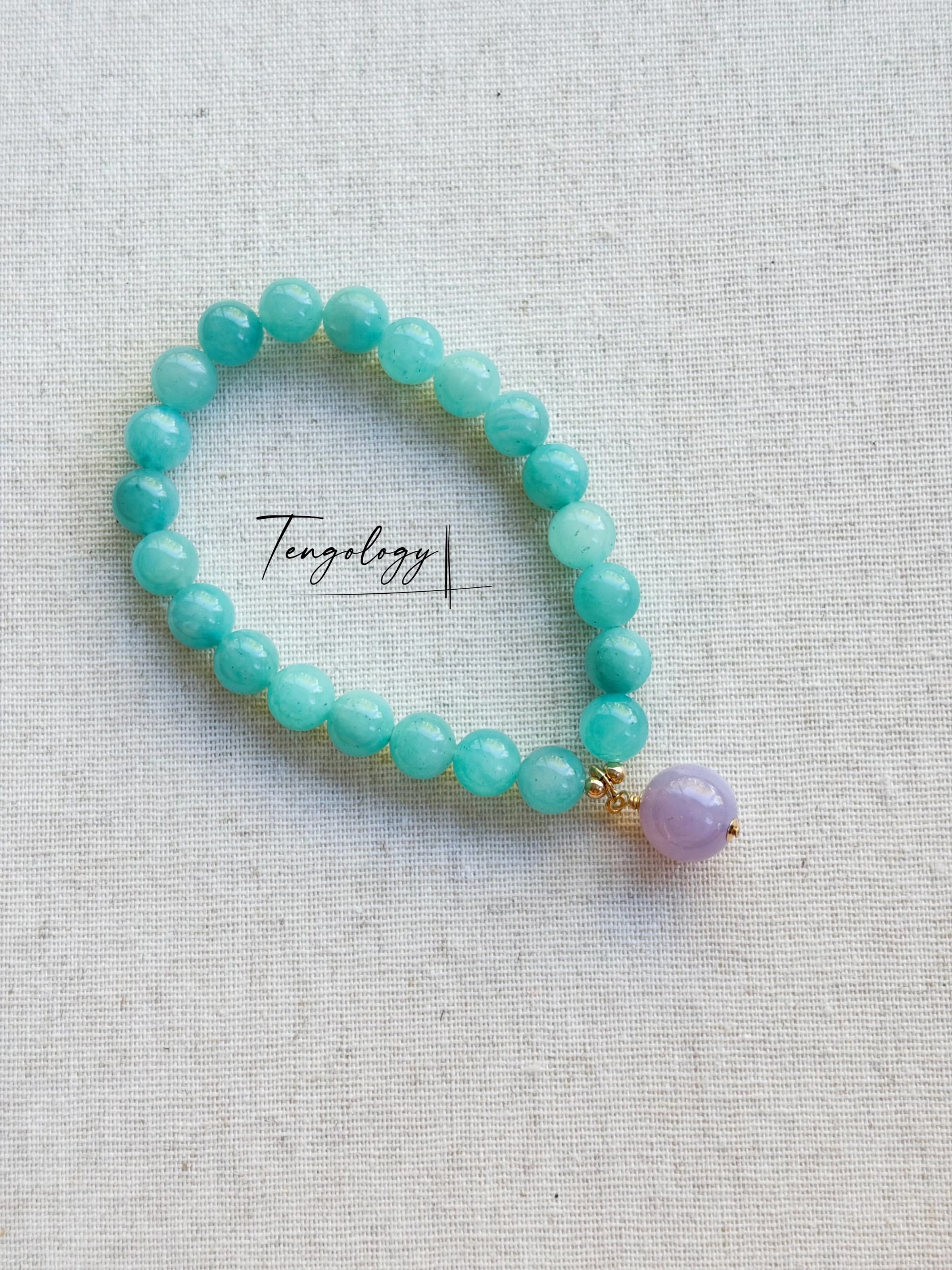Pair with intention — Orbit — Amazonite pairing example. Bracelets and charms sold separately.
