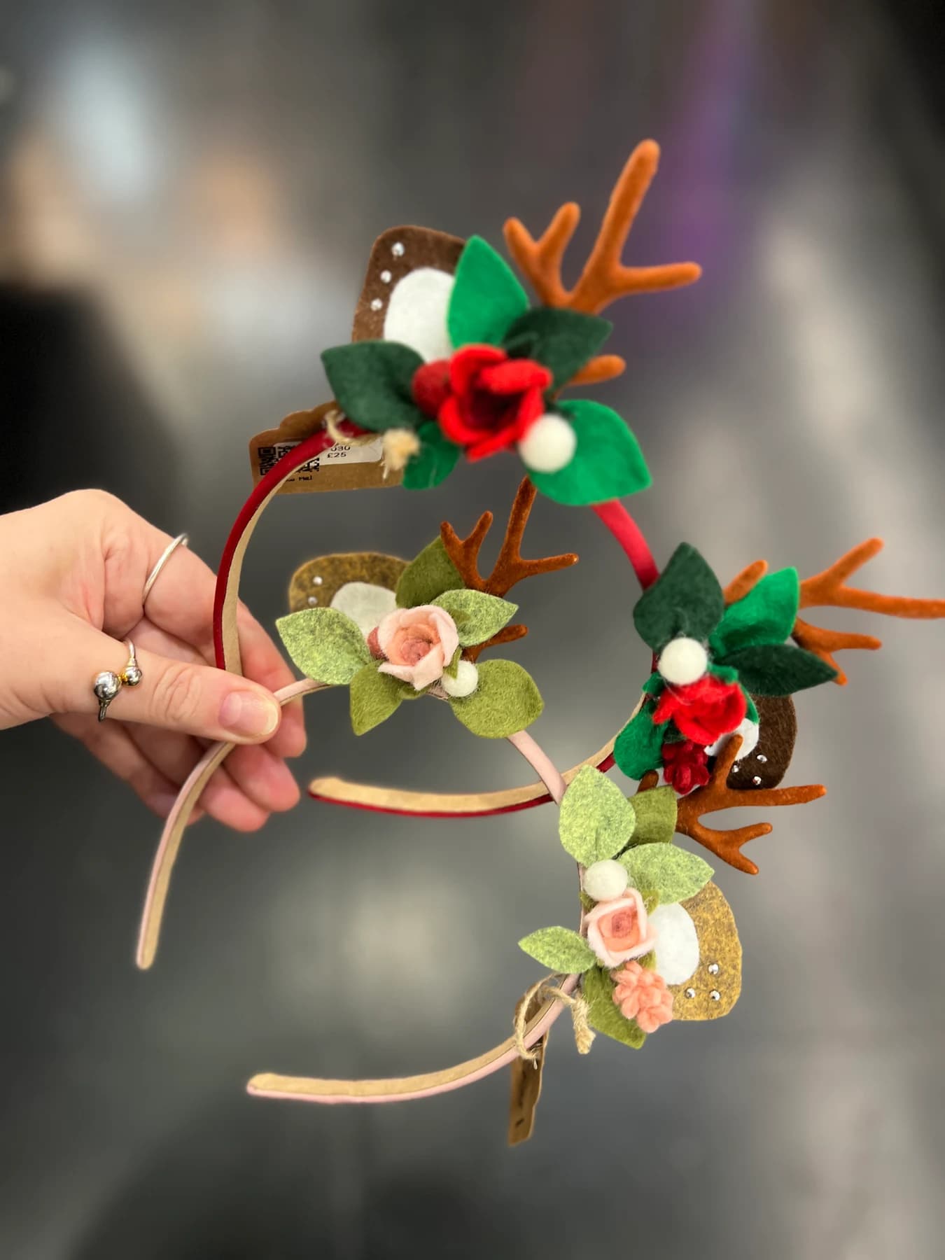 Reindeer Antler Felt Headband