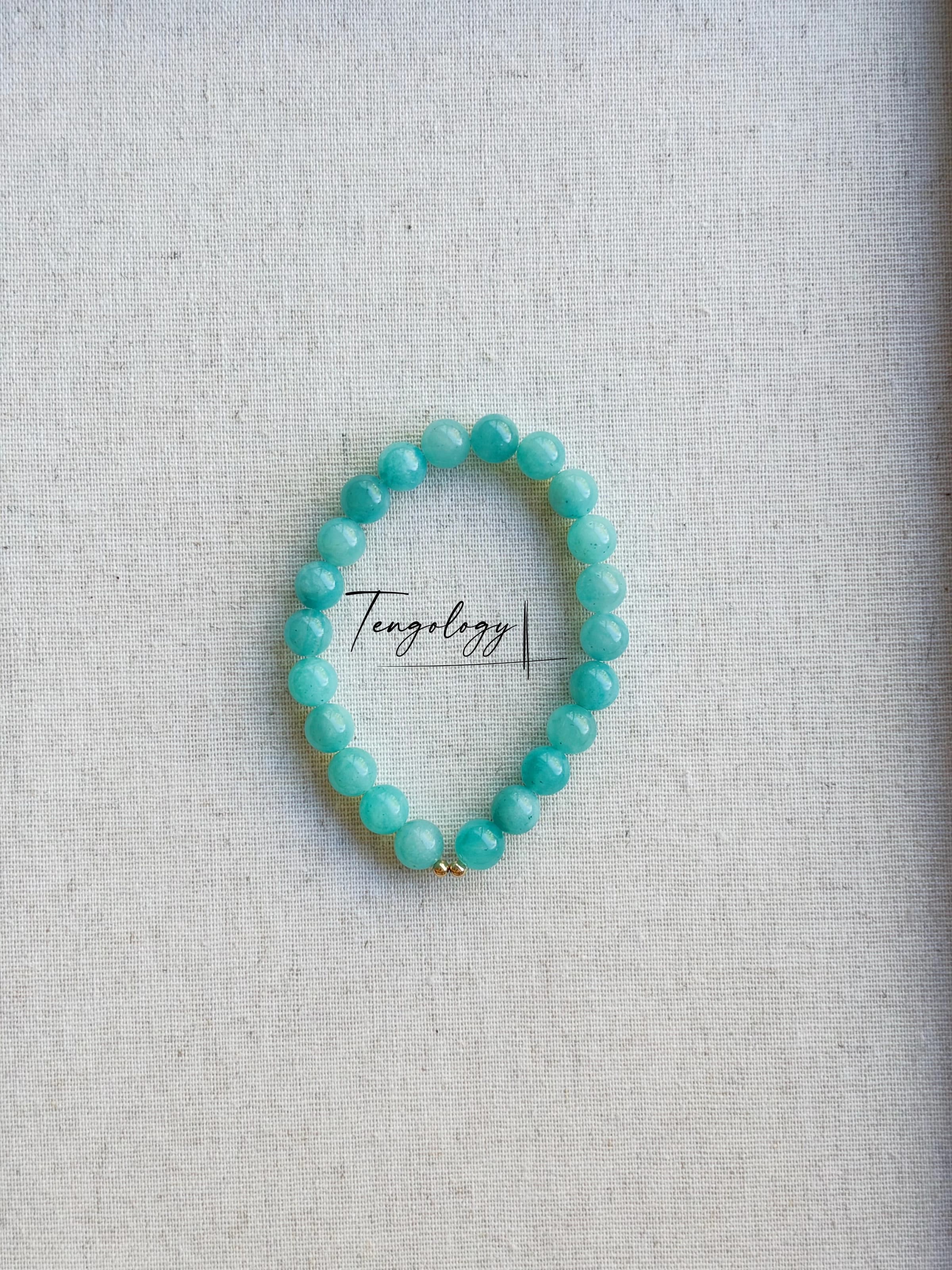 Orbit — Amazonite crystal bracelet