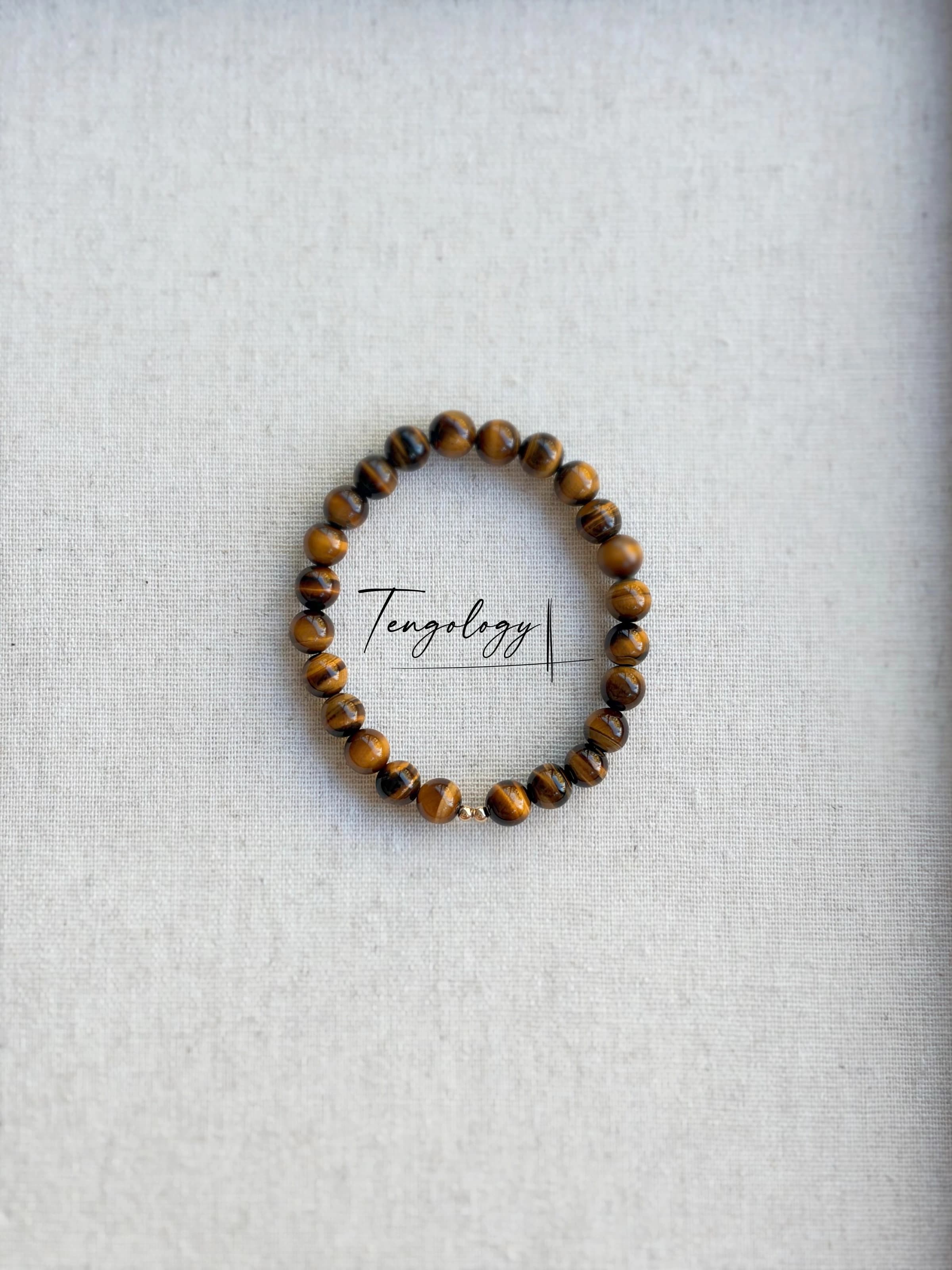 Orbit — Tiger’s Eye crystal bracelet