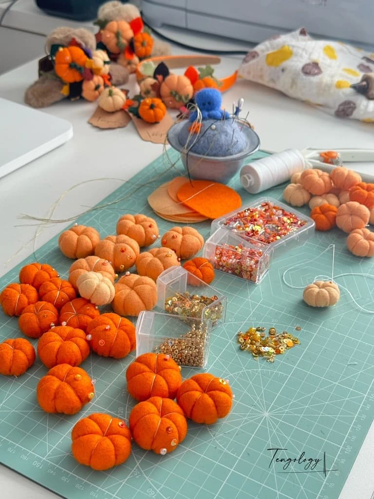 Pumpkins taking shape